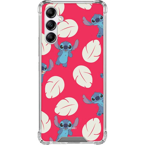 Disney Lilo and Stitch Character Pattern Galaxy A15 5G Clear Case